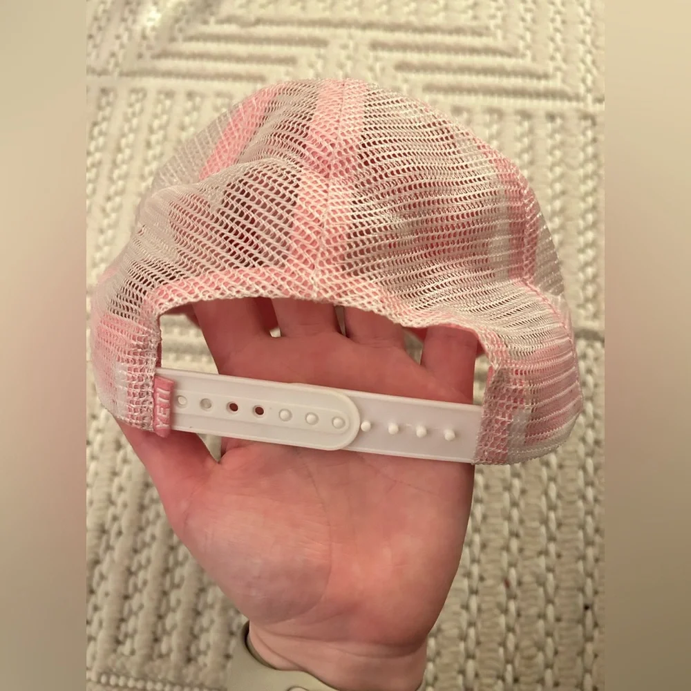 Yeti Cooler Women’s Sporty Pink and White Baseball Cap Hat